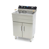 Maxima Friteuse - 30L - 1 Mand - met Aftapkraan en Standaard - 09365232