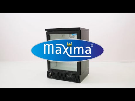 Maxima  Drinks Fridge - 142L - 1 Hinged Door - 2 Adjustable Shelves  - 09400900