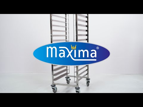 Maxima Tray Trolley - Bakerynorm - Geschikt voor 16 x Trays (60 x 40cm) - excl. Trays - 09300548