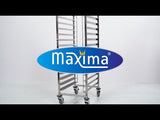 Maxima Tablettwagen - Bakerynorm - Passend für 16 x Tabletts (60 x 40 cm) - exkl. Tabletts - 09300548