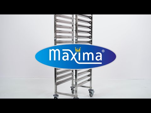 Maxima  Tray Trolley - Gastronorm - Fits 16 x 1/1 GN Trays - excl GN Trays  - 09300547