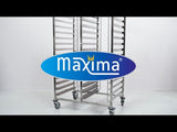 Maxima Tablettwagen - Bakerynorm - Passend für 32 x Tabletts (60 x 40 cm) - exkl. Tabletts - 09300549