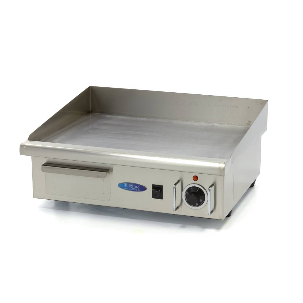 Maxima Grillplatte - Glatt - 55cm - inkl. Tropfschale - 09300065