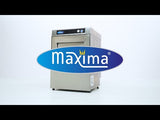 Maxima  Glass Washer - 35 x 35cm - with Drain, Rinse Aid and Soap Pump  - 09200995