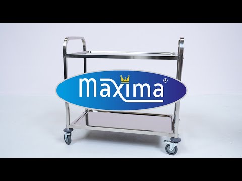 Maxima RVS Serveerwagen - 3 Planken - 09300546