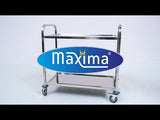 Maxima RVS Serveerwagen - 3 Planken - 09300546