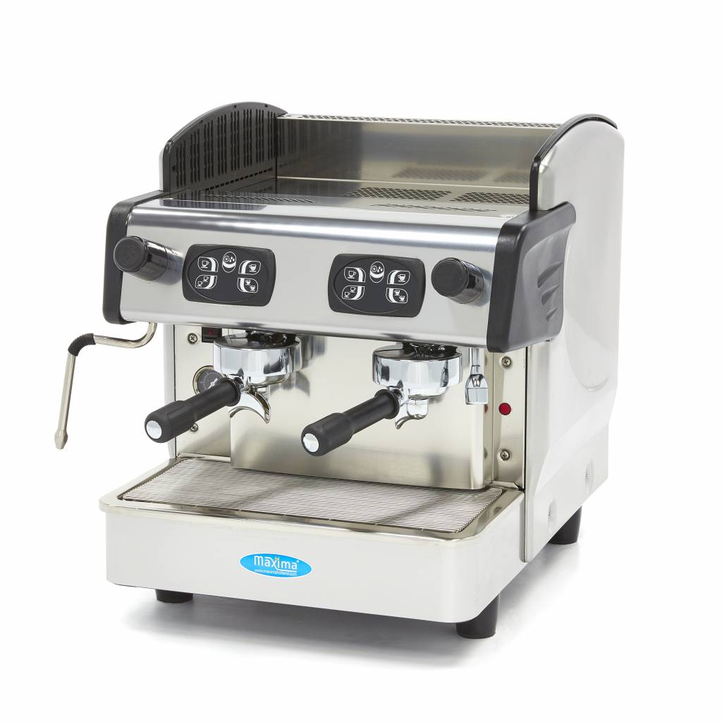 Maxima Espressomaschine - 2 Kolben - 480 Tassen pro Stunde - Selbstreinigend - 08804050