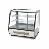 Maxima-Vitrinenkühlschrank – 120 l – 70 cm – Schiebetüren hinten – 09400845