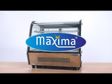 Maxima-Vitrinenkühlschrank – 120 l – 70 cm – Schiebetüren hinten – 09400845