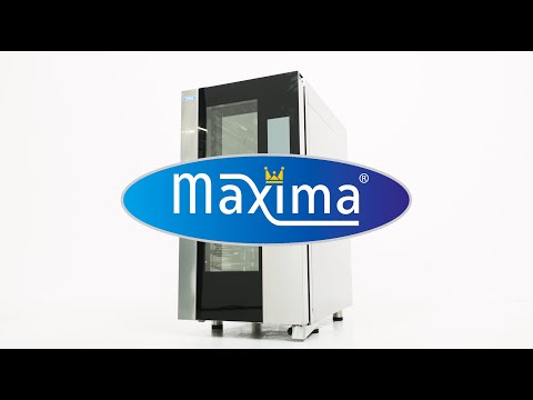 Maxima Combi Stoomoven - Geschikt voor 10 x 1/1 GN-schalen - Digitaal display - 400V - 08560152