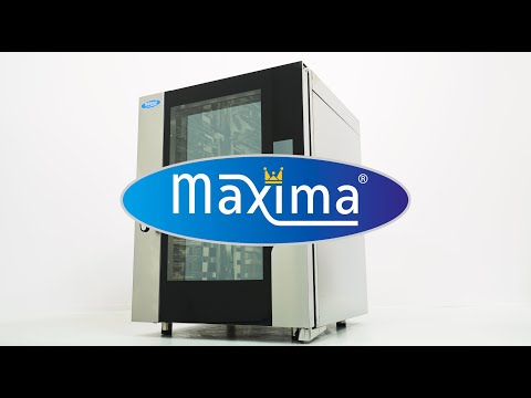 Maxima Kombi-Dampfofen – Passend für 11 x 1/1 GN-Tabletts – Digitalanzeige – 400 V – 08560651