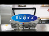 Maxima Saladette - 67L - inkl. 8 x 1/6 GN - Tischgerät - 09400870