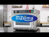 Maxima  Microwave - 1800W - 20 Programmes - Plates up to Ø36cm - 2 Shelves  - 09367020