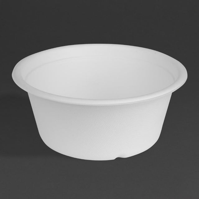 Fiesta Compostable Bagasse Bowl Base 400ml (Pack of 50) - HW021  Fiesta Compostable