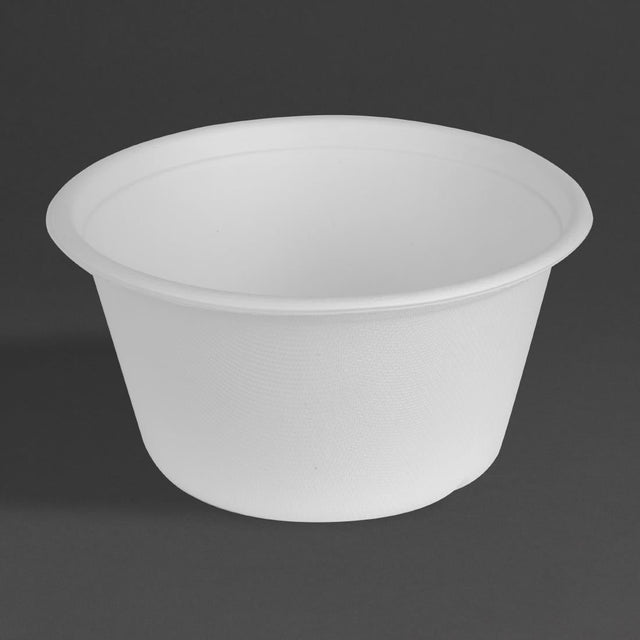 Fiesta Compostable Bagasse Bowl Base 900ml (Pack of 50) - HW024  Fiesta Compostable