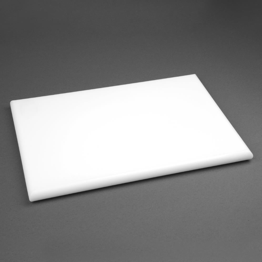 Hygiplas Thick High Density White Chopping Board Standard 450x300x25mm - J038  Hygiplas