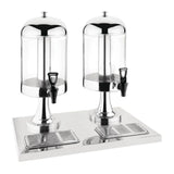 Olympia Double Juice Dispenser with Drip Tray - J184 Chilled Drink Dispensers Olympia