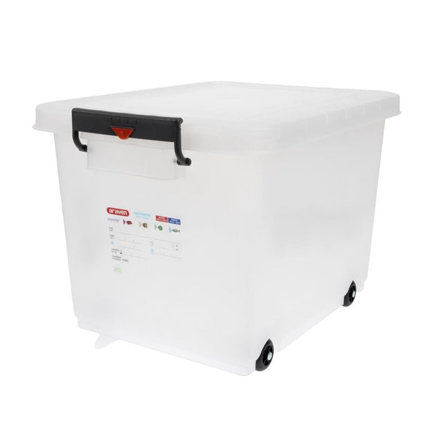 Araven Mobile Food Storage Bin with Lid - J245  Araven