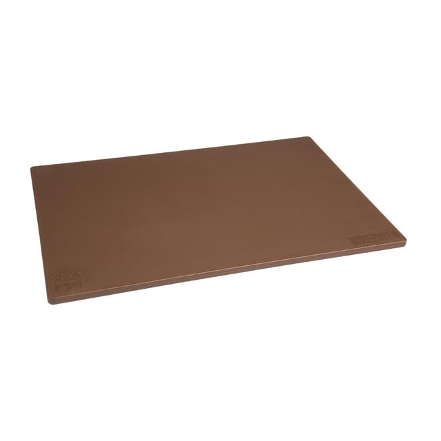 Hygiplas Low Density Brown Chopping Board Standard 450x300x12mm - J256  Hygiplas