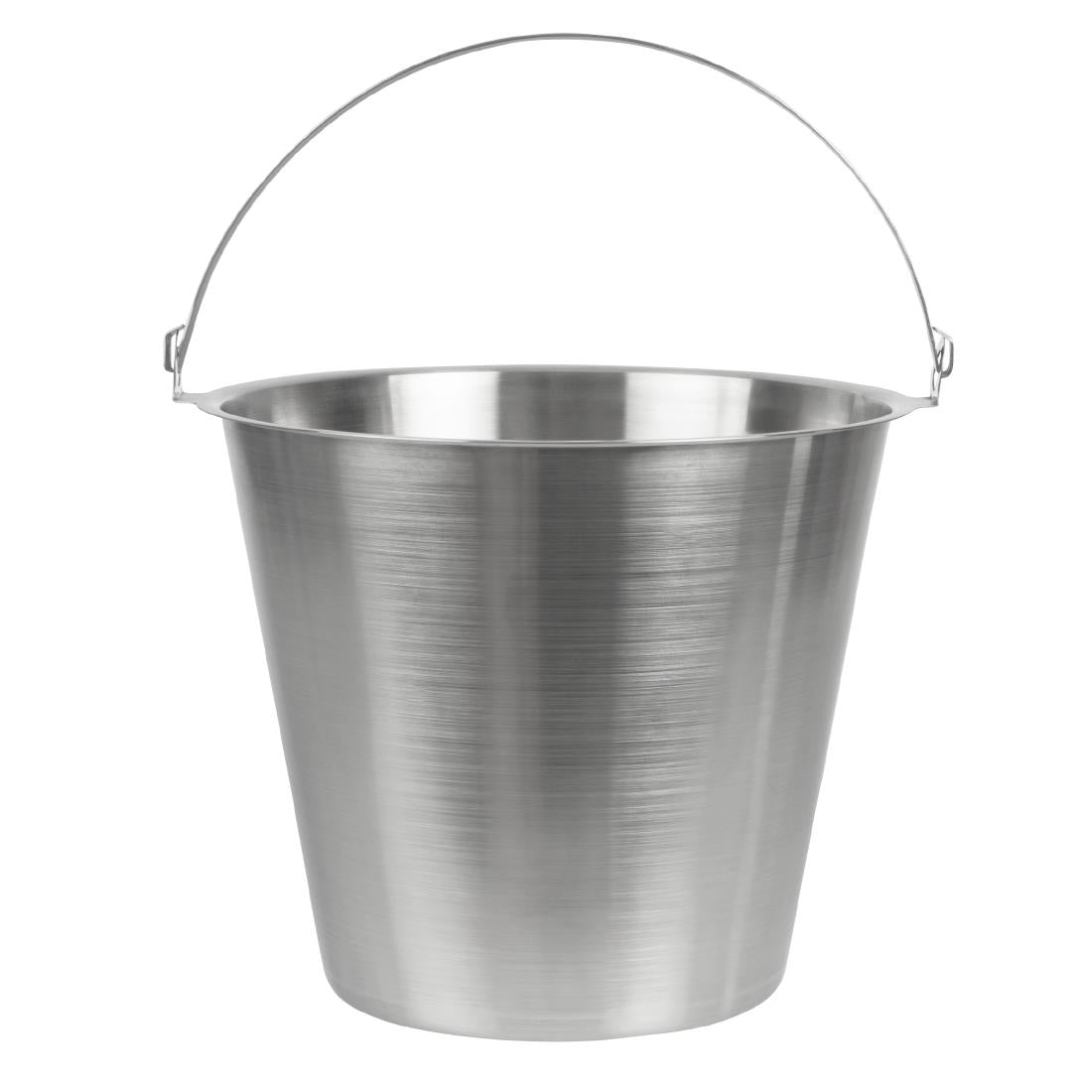 Jantex Stainless Steel Bucket 12Ltr - J807  Jantex