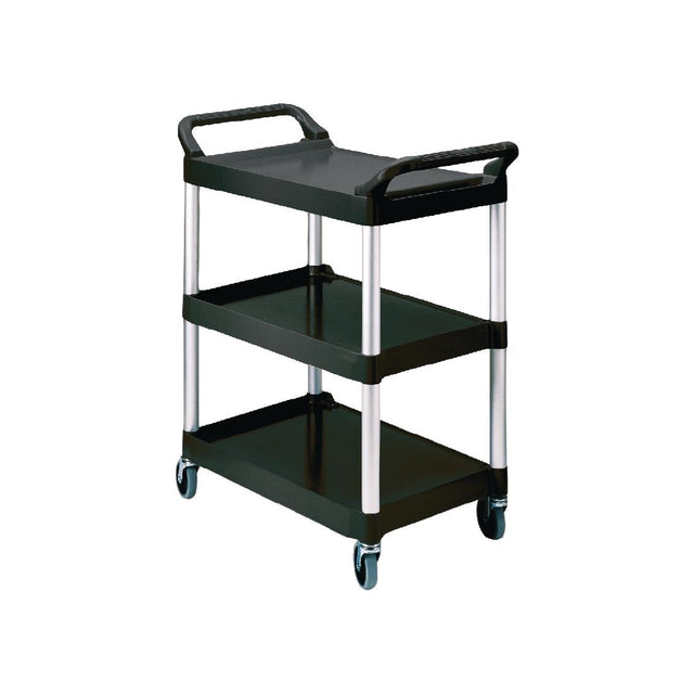 Rubbermaid Compact Utility Trolley Black - J818  Rubbermaid