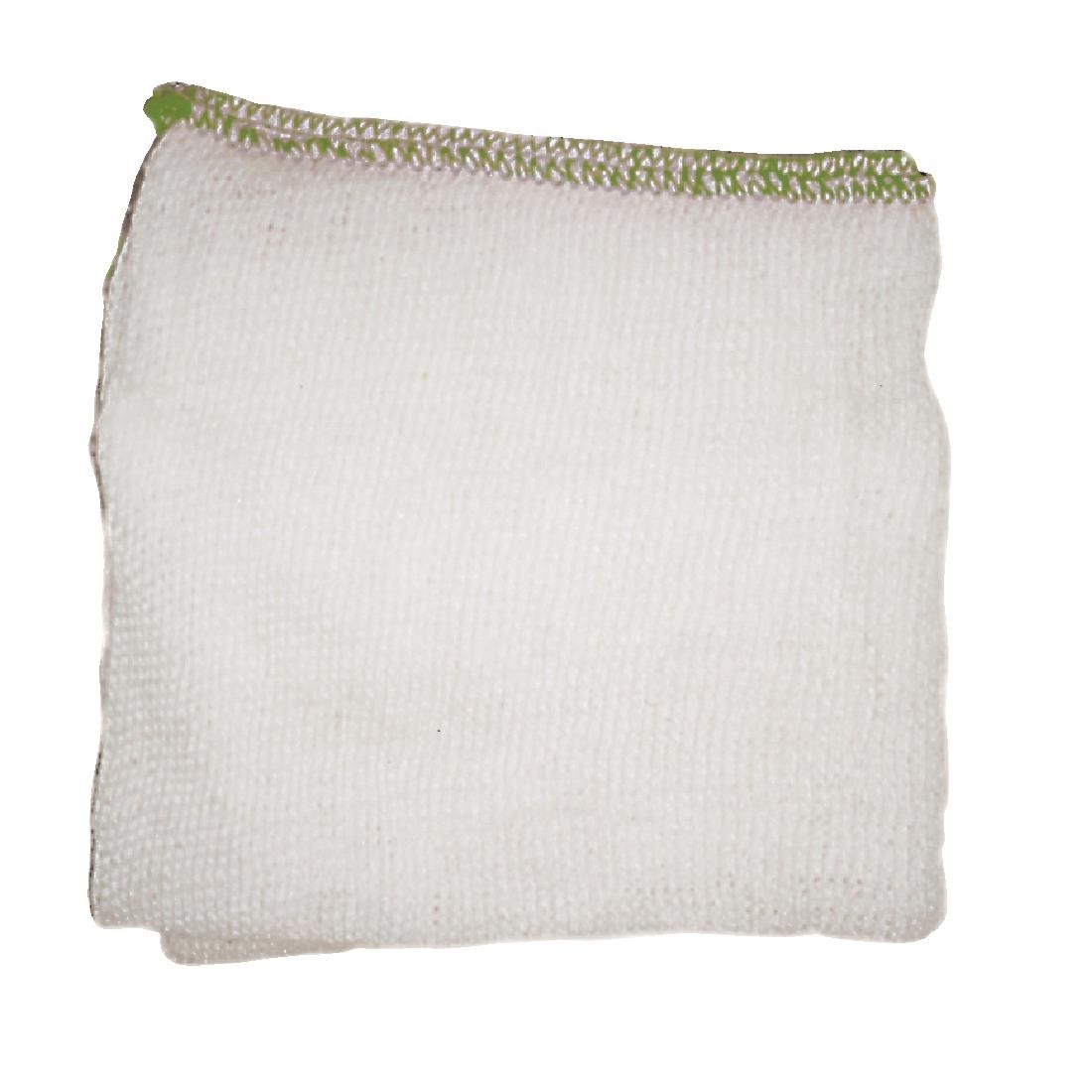 Jantex Dish Cloths Green (Pack of 10) - CD789 Cleaning Cloths Jantex