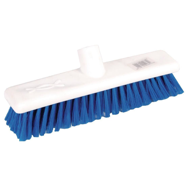 Jantex Hygiene Broom Soft Bristle Blue 12in - DN829 Broom Heads Jantex