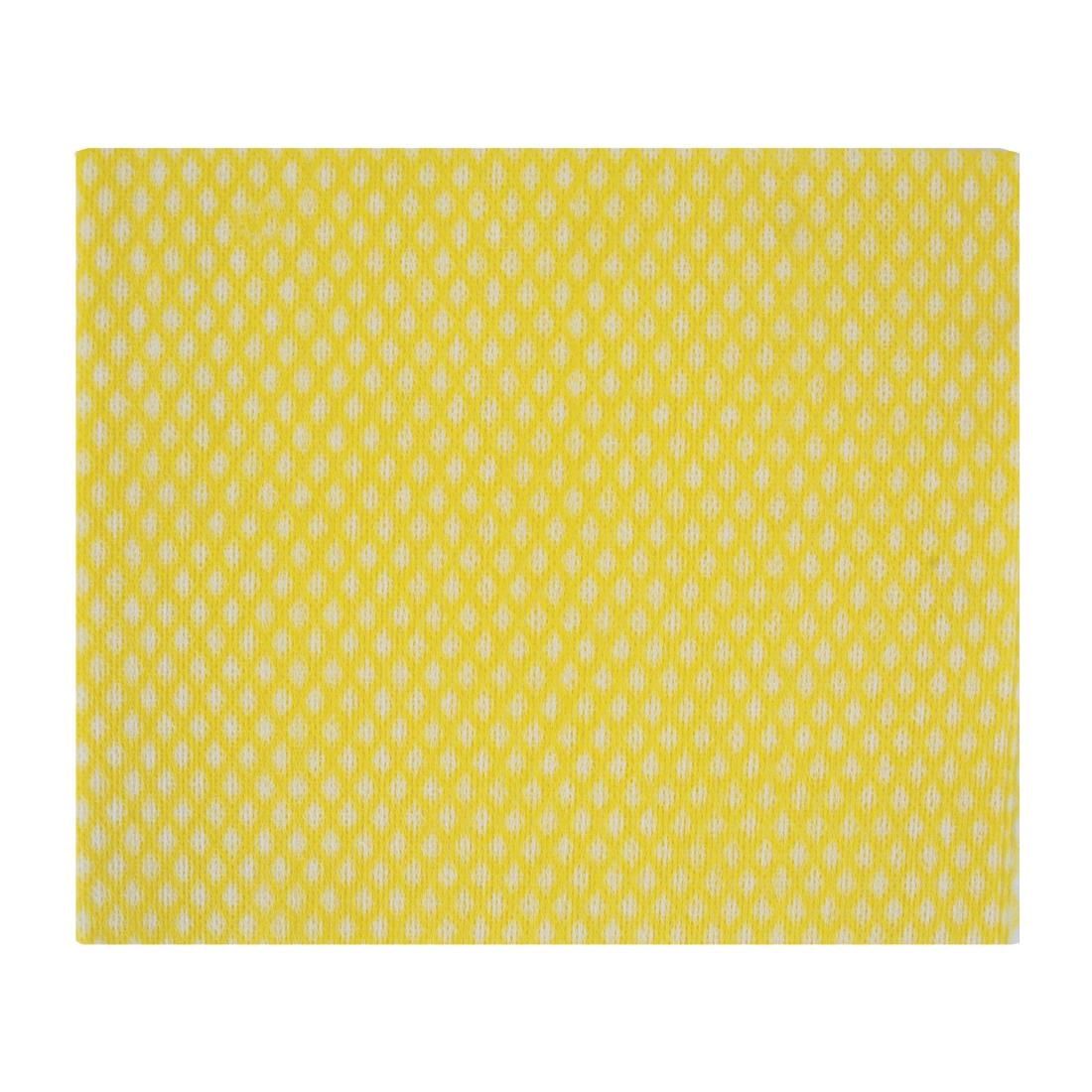 Jantex Solonet Cloths Yellow (Pack of 50) - CD810 Cleaning Cloths Jantex