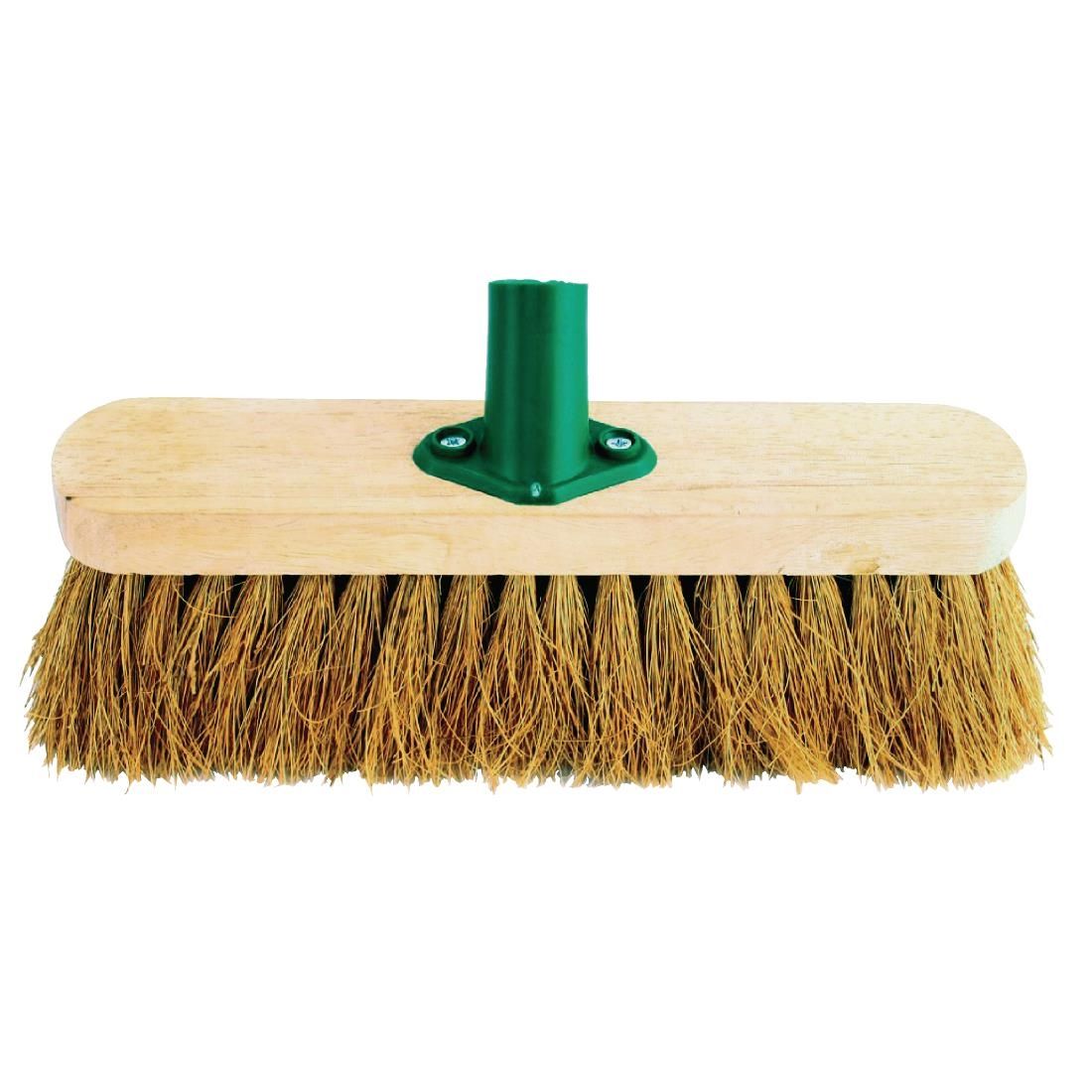 Jantex Wooden Broom Head Soft Coco 12in - CD796 Wooden Brooms Jantex