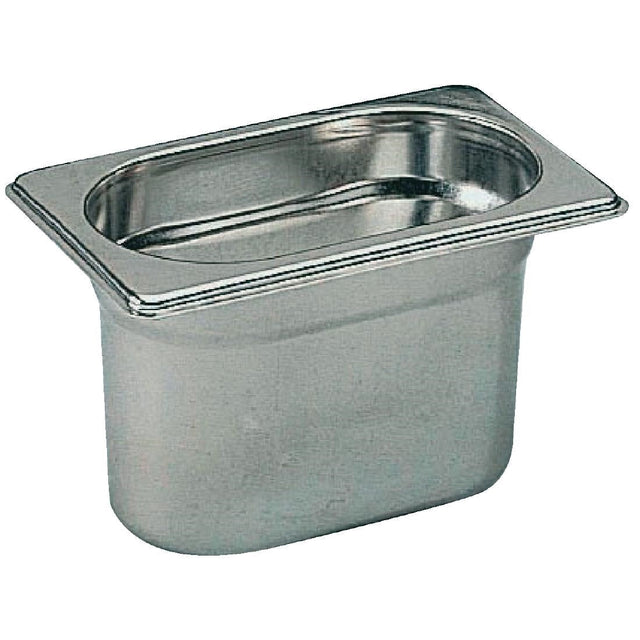 Matfer Bourgeat Stainless Steel 1/9 Gastronorm Tray 100mm - K077  Matfer Bourgeat