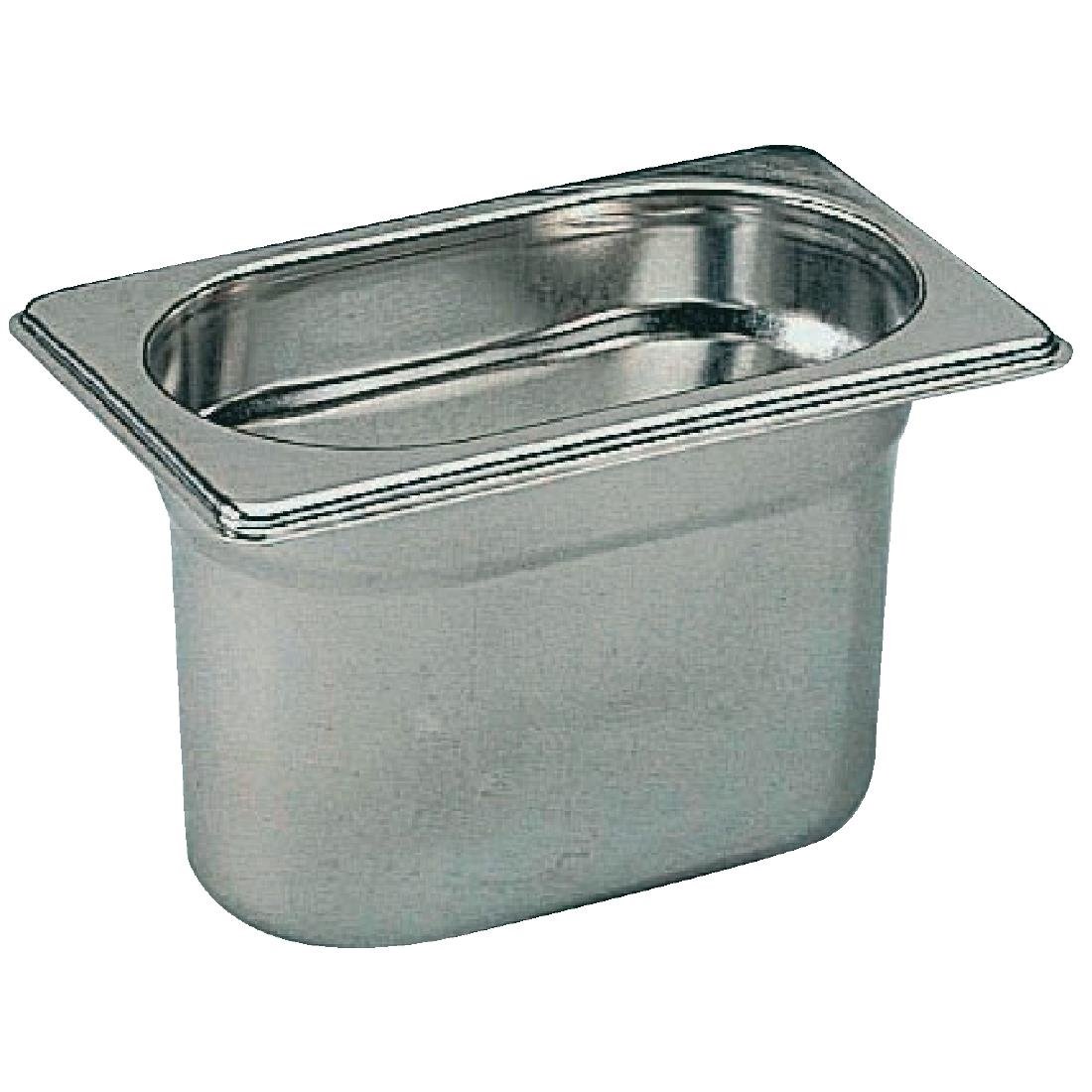 Matfer Bourgeat Stainless Steel 1/9 Gastronorm Tray 65mm - K078  Matfer Bourgeat