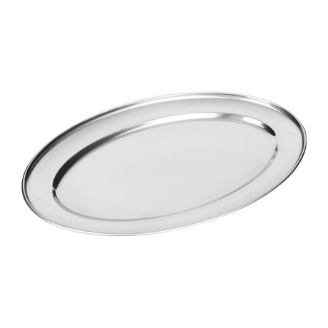 Olympia Stainless Steel Oval Serving Tray 500mm - K367  Olympia