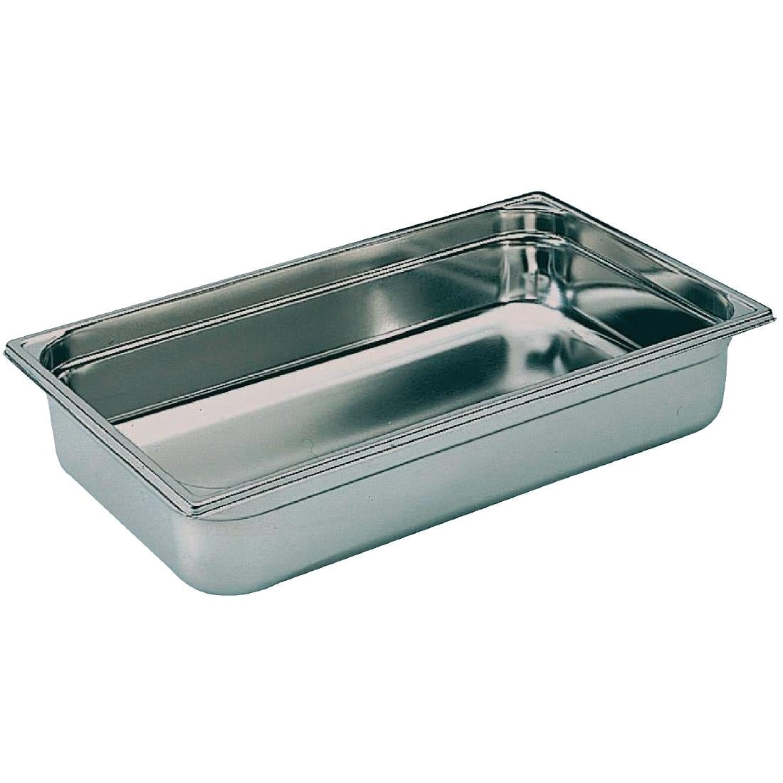 Matfer Bourgeat Stainless Steel 1/1 Gastronorm Tray 200mm - K046  Matfer Bourgeat