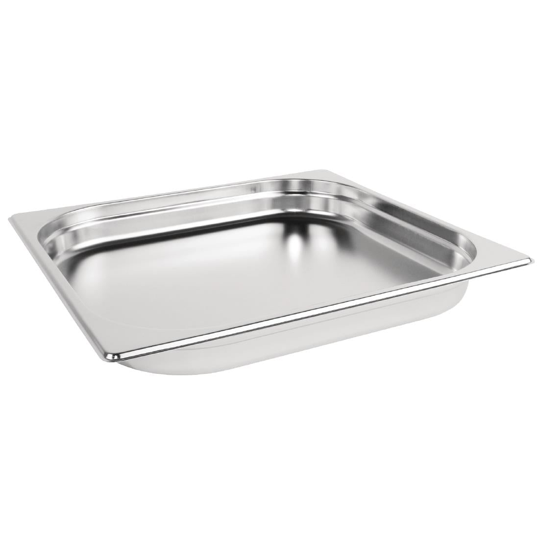 Vogue Stainless Steel 2/3 Gastronorm Tray 40mm - K810  Vogue