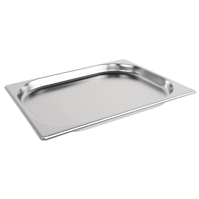 Vogue Stainless Steel 1/2 Gastronorm Tray 20mm - K906  Vogue