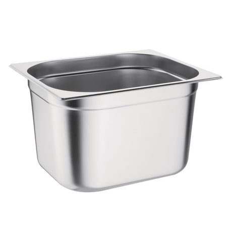 Vogue Stainless Steel 1/2 Gastronorm Tray 200mm - K932  Vogue