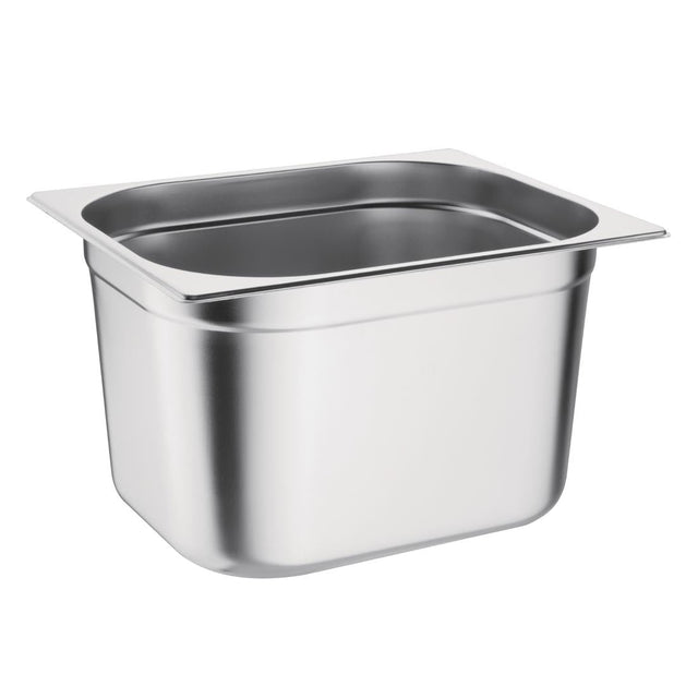 Vogue Stainless Steel 1/2 Gastronorm Tray 200mm - K932  Vogue