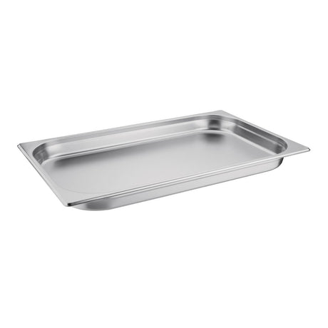 Vogue Stainless Steel 1/1 Gastronorm Tray 40mm - K994  Vogue