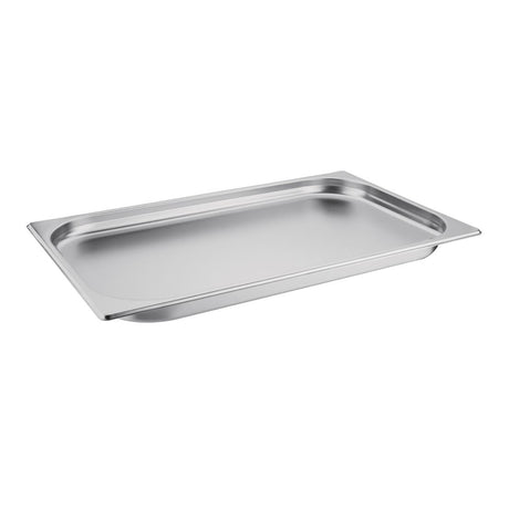 Vogue Stainless Steel 1/1 Gastronorm Tray 20mm - K998  Vogue