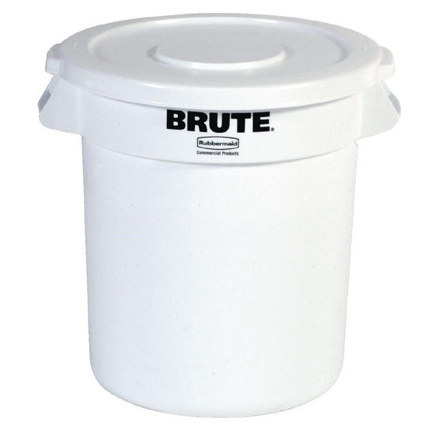 Rubbermaid Round Brute Container 121Ltr Container White - L653  Brute