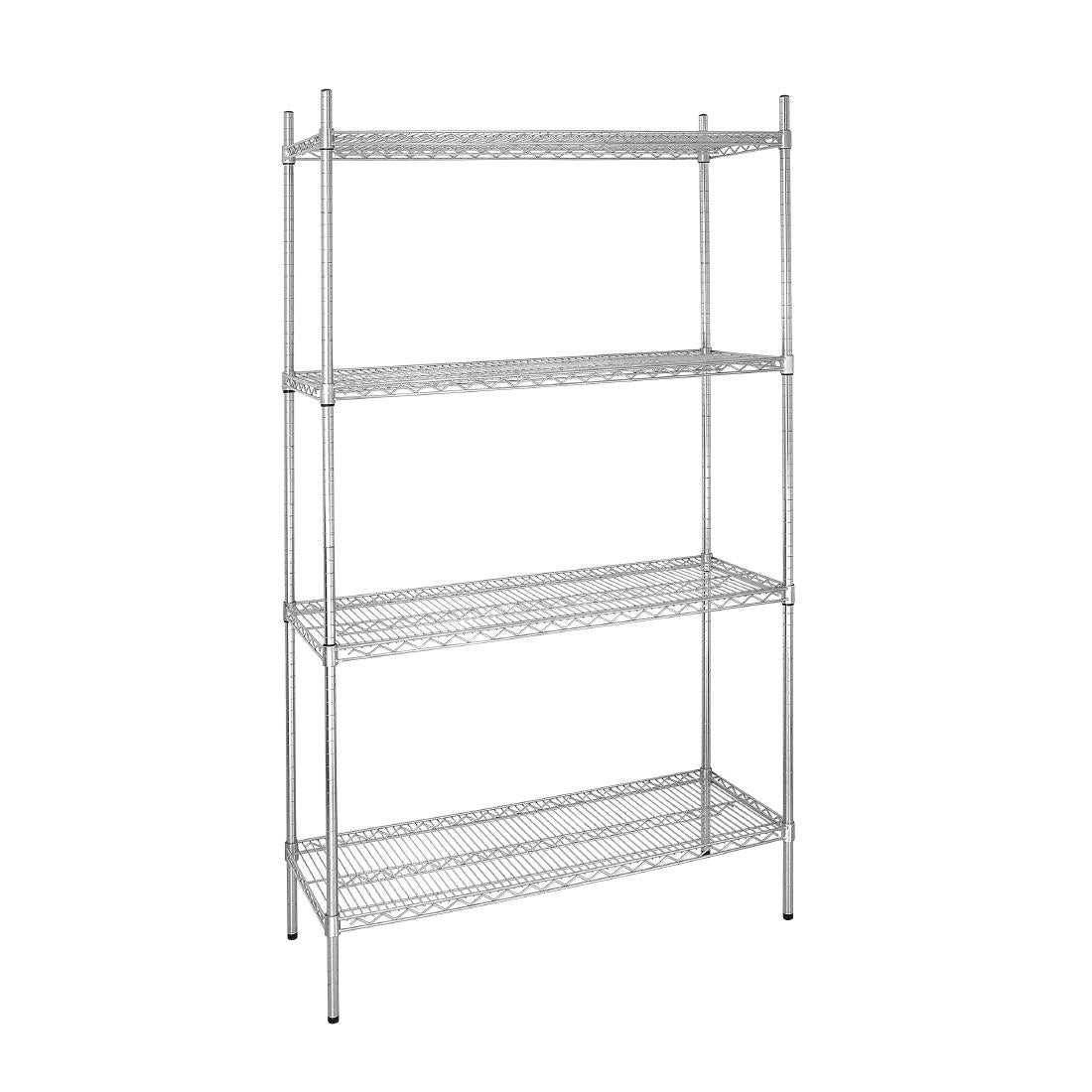 Vogue 4 Tier Wire Shelving Kit 915x460mm - L927  Vogue