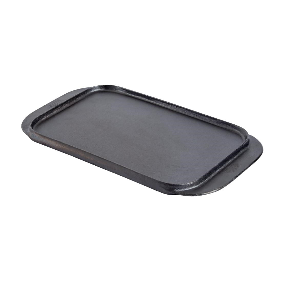 Vogue Reversible Cast Iron Double Griddle Pan 26cm - M650  Vogue