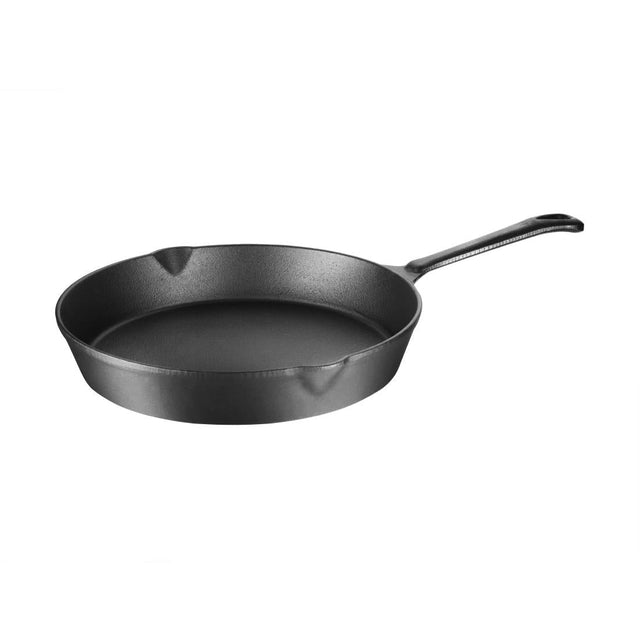 Vogue Round Cast Iron Skillet Pan 25cm - M655  Vogue