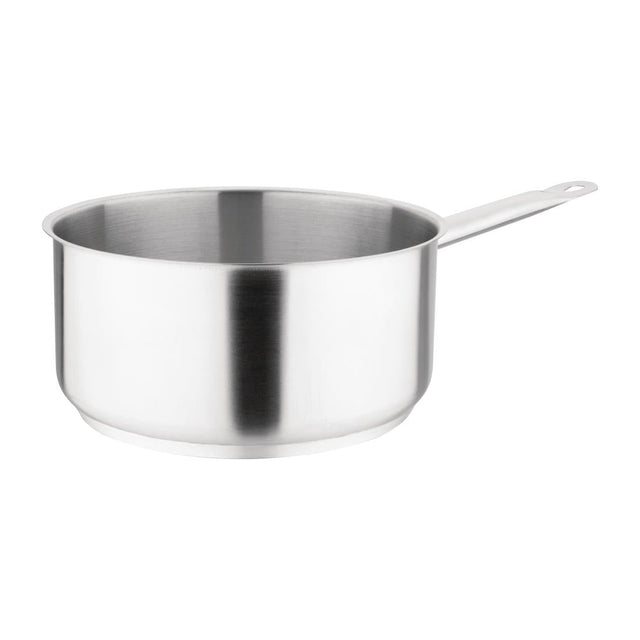 Vogue Stainless Steel Saucepan 24cm - M945  Vogue