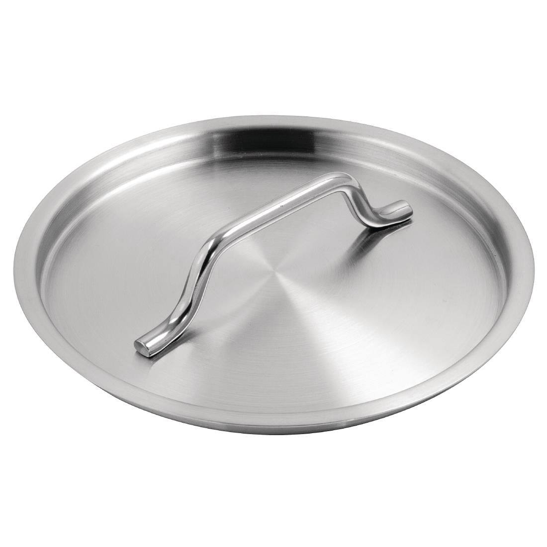 Vogue Stainless Steel Saucepan Lid 14cm - M927  Vogue