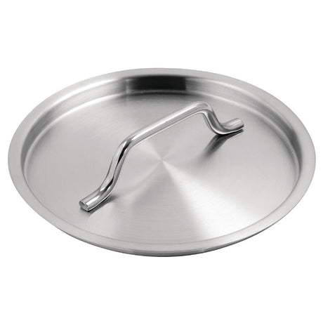 Vogue Stainless Steel Saucepan Lid 16cm - M948  Vogue