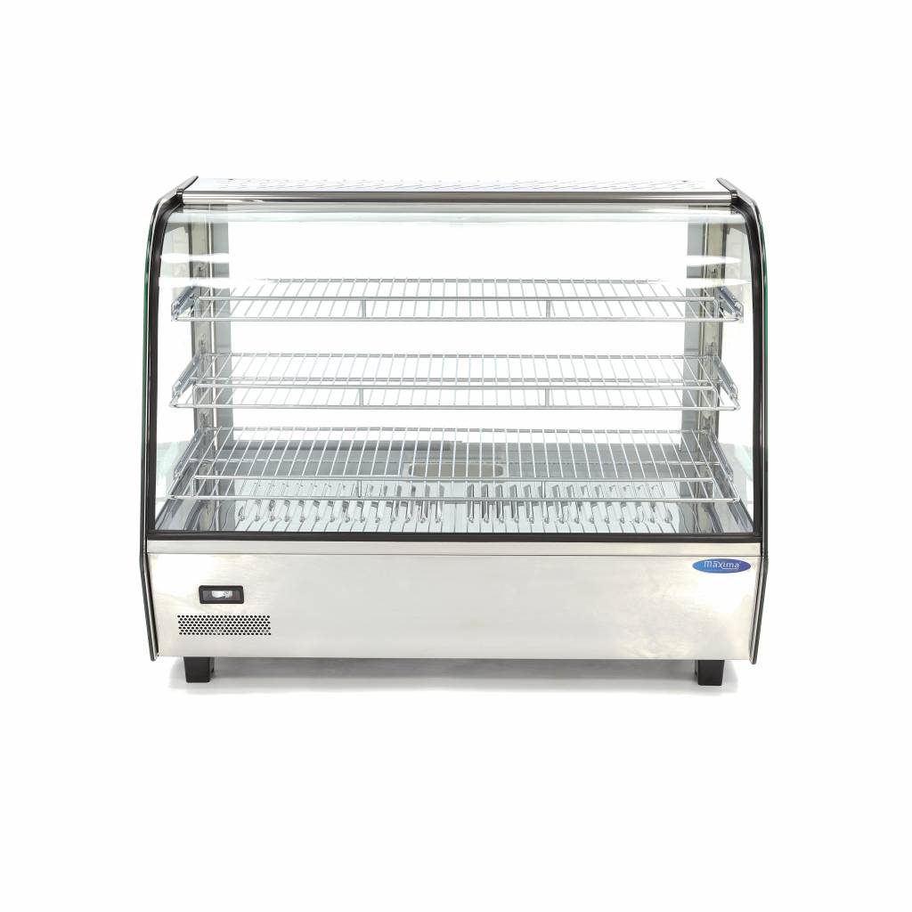 Maxima Verwarmde Voedselvitrine - 160L - 85,6cm - 3 Planken - 09400851