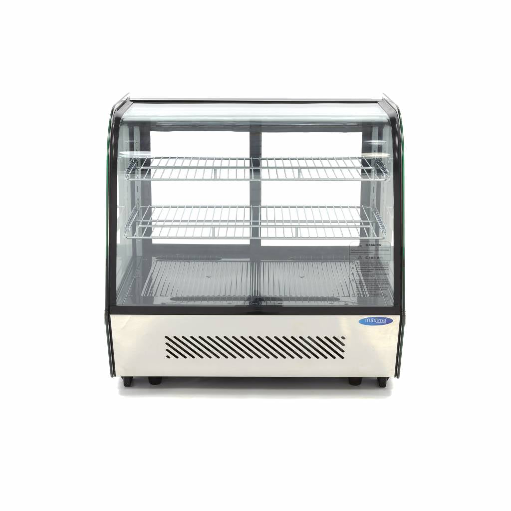 Maxima-Vitrinenkühlschrank – 120 l – 70 cm – Schiebetüren hinten – 09400845