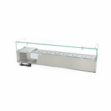 Maxima  Countertop Prep Fridge - 160cm - Fits 7 x 1/3 GN  - 09400329