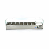 Maxima  Countertop Prep Fridge - 160cm - Fits 7 x 1/3 GN  - 09400329